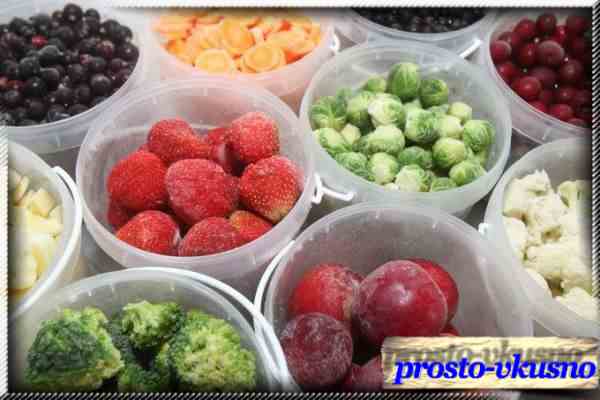 7 правил замораживания овощей и фруктов